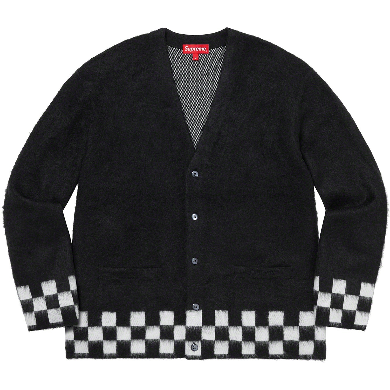 Brushed Checkerboard Cardigan view 12